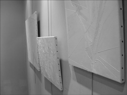 Les Whites à l'exposition Laeti et O.Mérijon Galerie Cassandre Versailles 2007